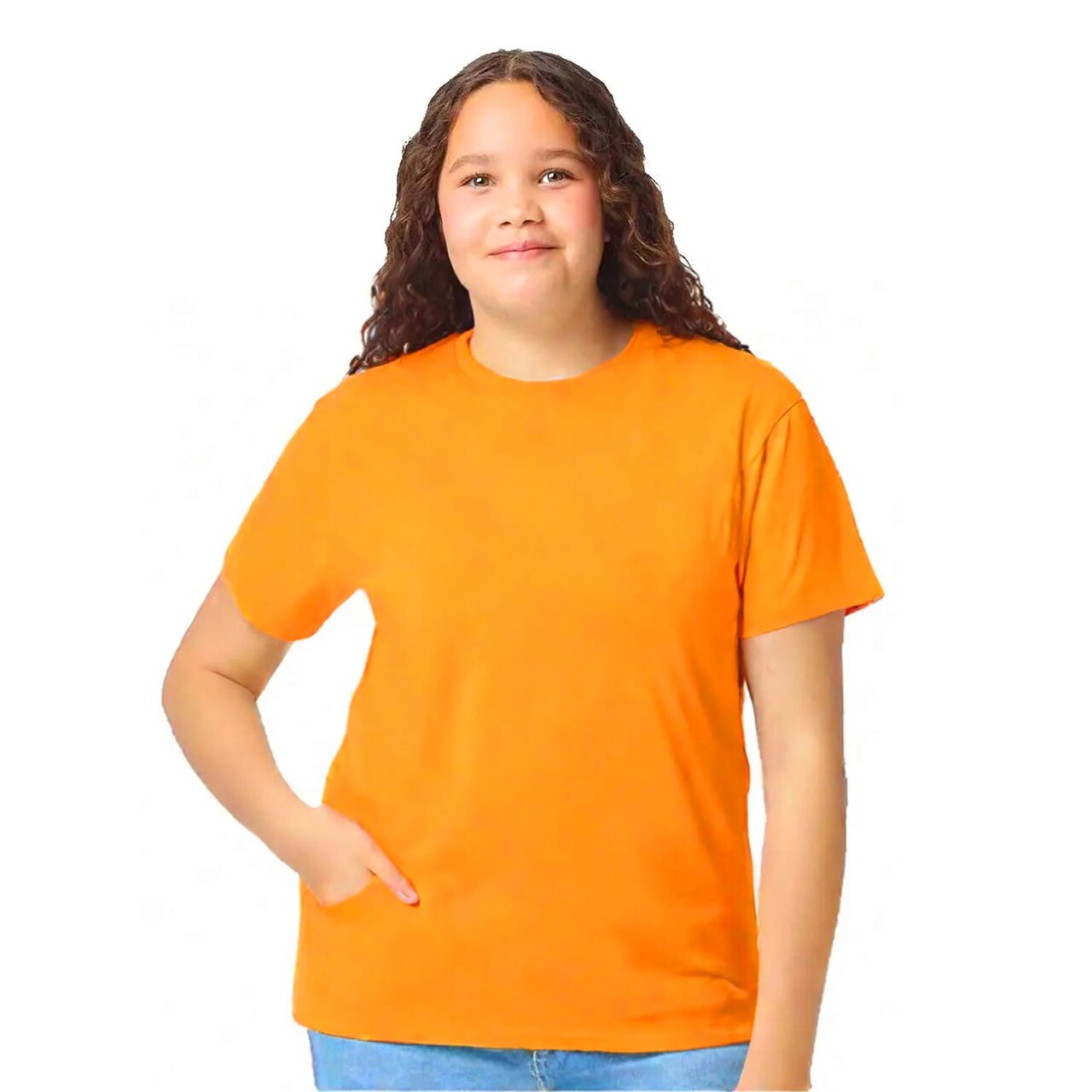 Gildan Heavy Cotton Crewneck Short Sleeve Youth T-Shirt for School Wear & Sports